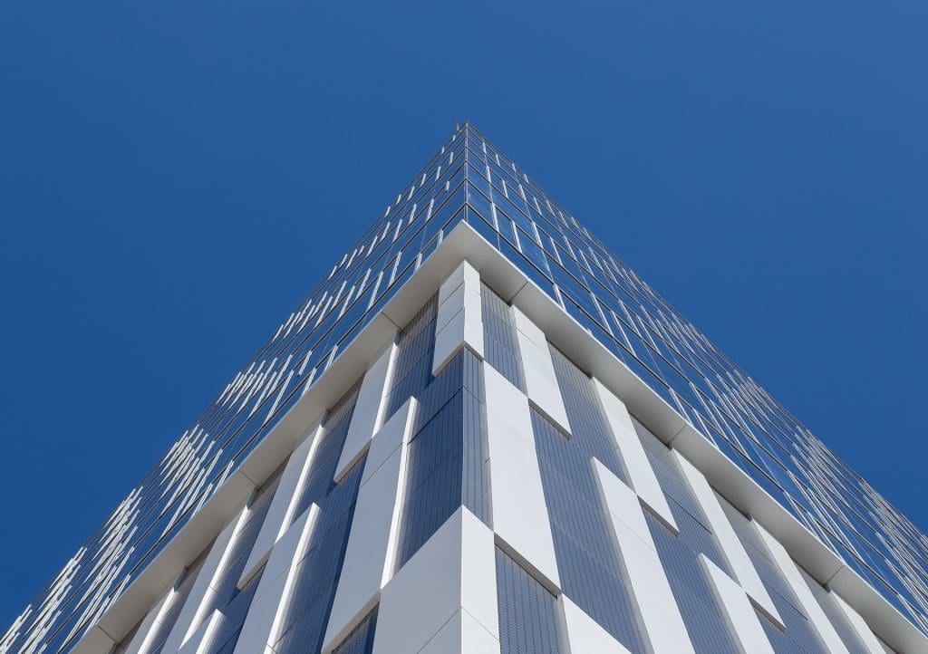 222 2nd Avenue South Office Tower Nashville Exterior Architecture Detail Up