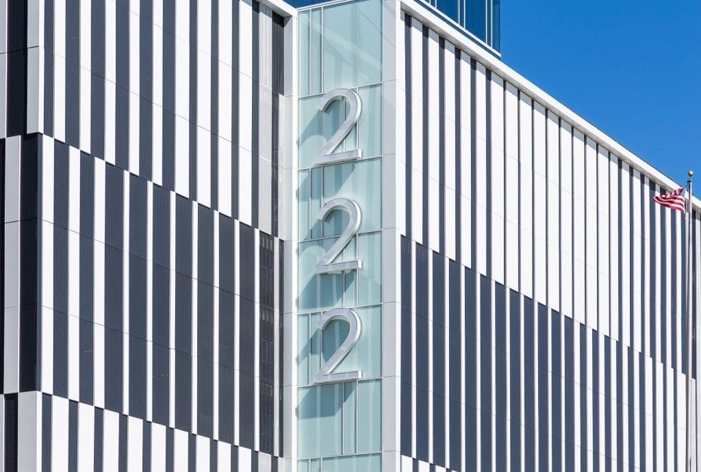 222 2nd Avenue South Office Tower Nashville Exterior Architecture Detail of 222