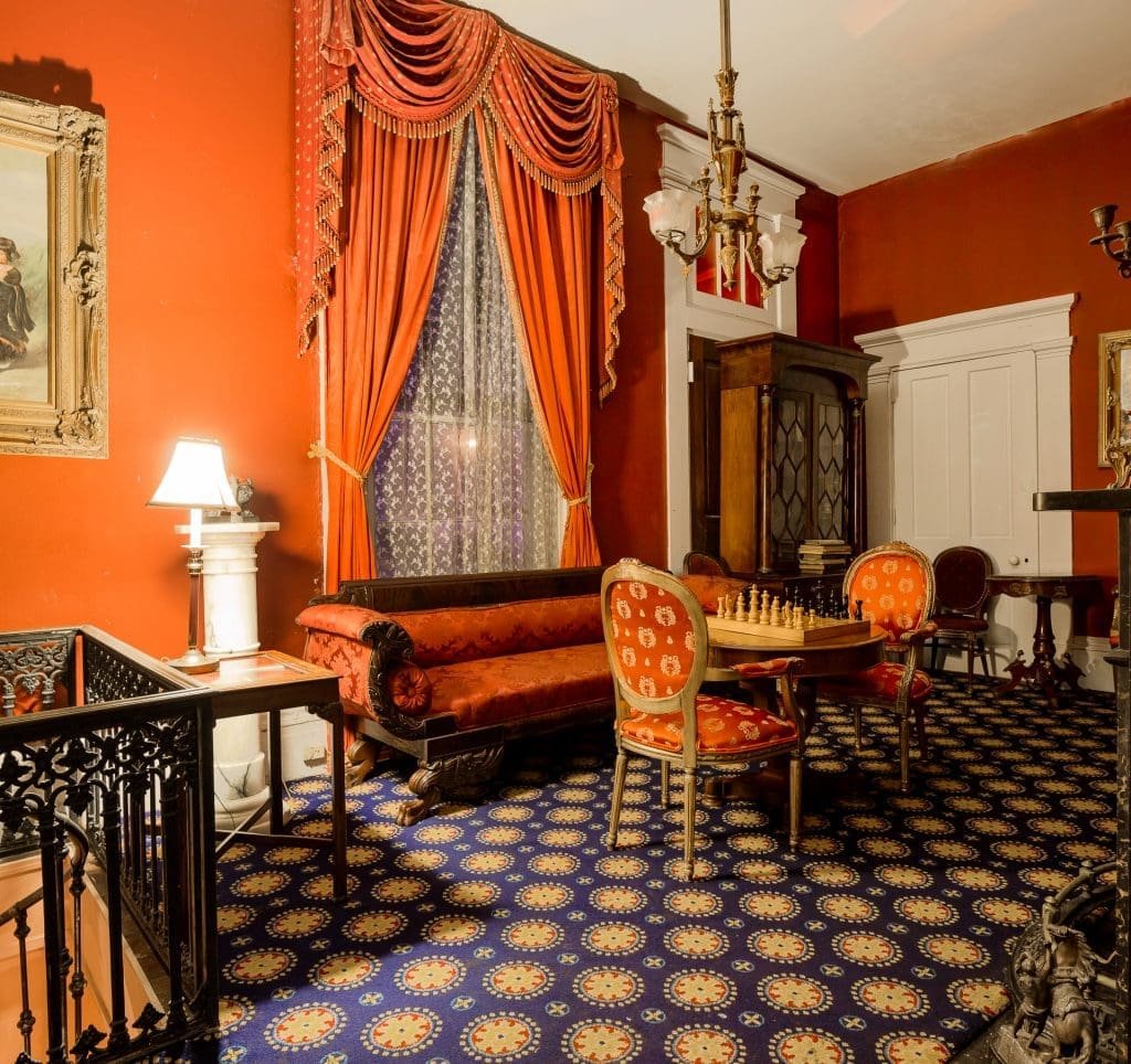 Cedar Grove Library Parlor - Former Civil War Morgue - Haunted Ghost of Vicksburg Mississippi