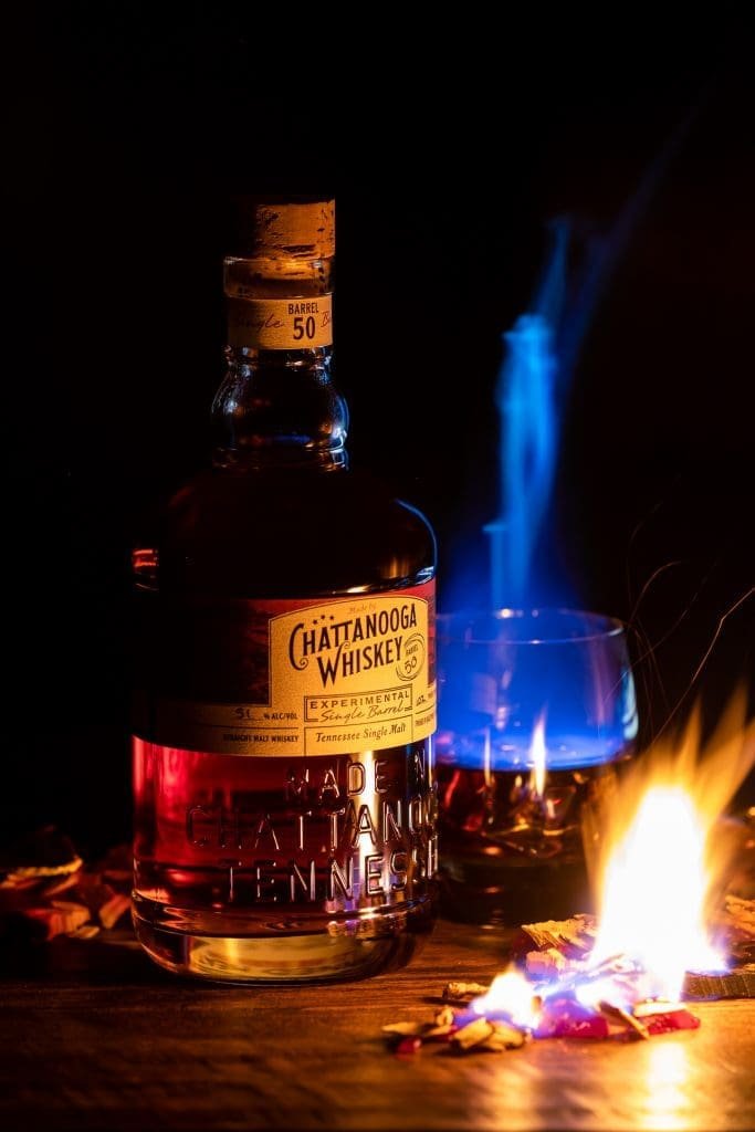 Chattanooga Single Malt Experimental Whiskey - Behind the Scenes of a Commercial Liquor Photography Shoot