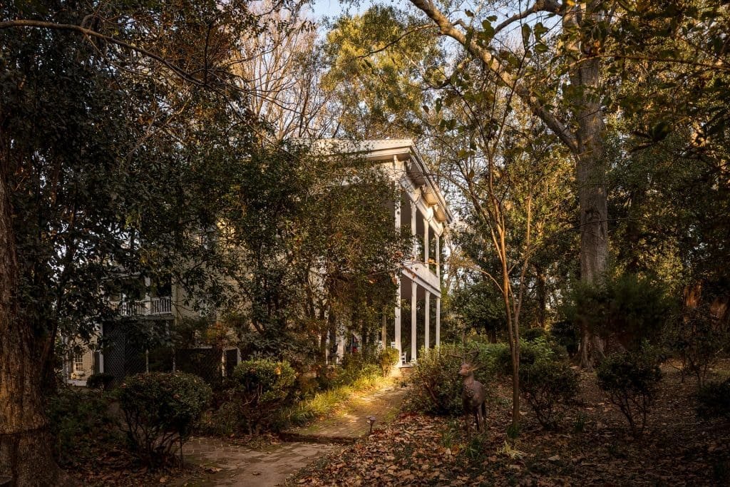 McRaven House Pathway leading up to the home
