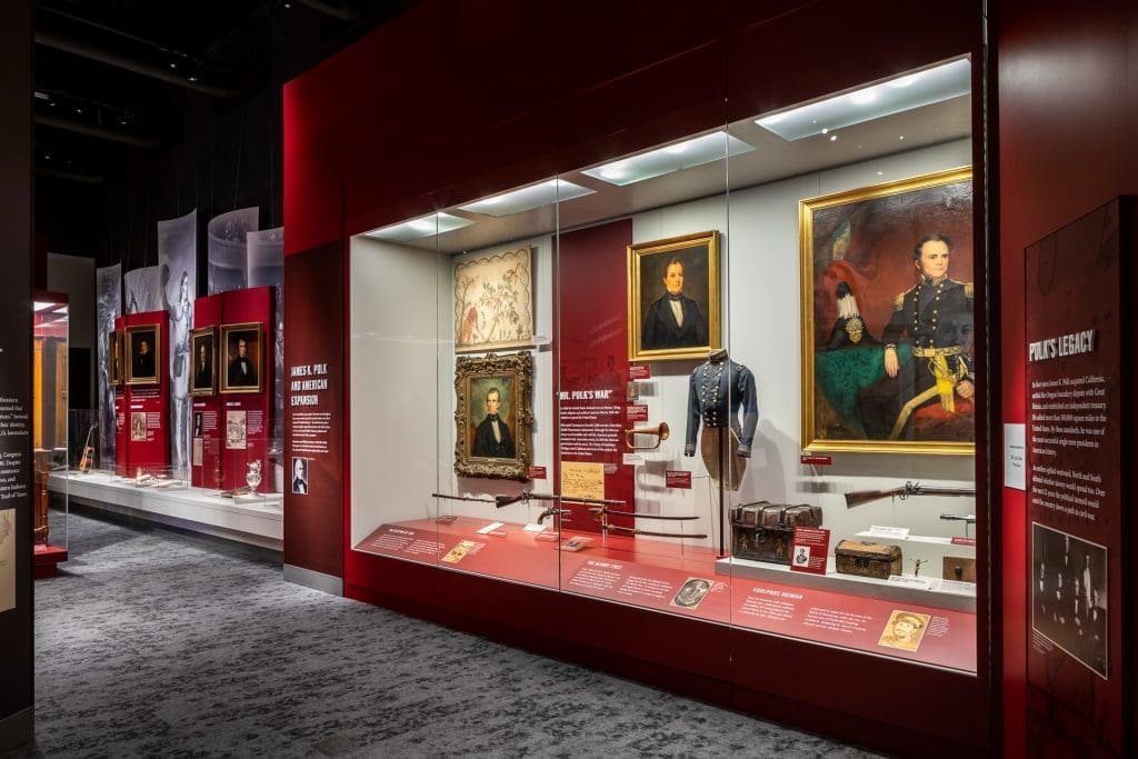 Tennessee State Museum in Nashville, Tennessee - Interior Display Commercial and Architecture Photographer - Polk Display 3