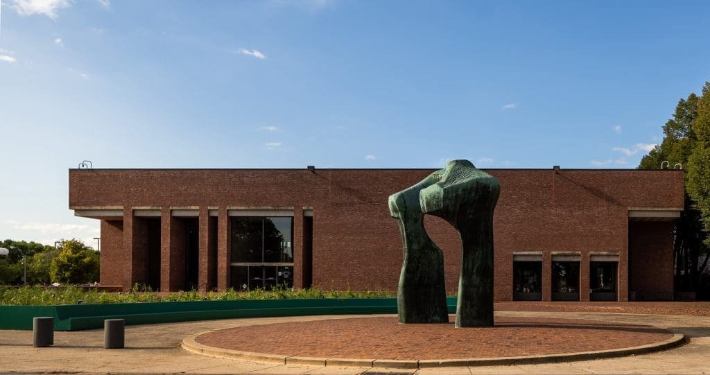 Public Library Designed by IM Pei - Columbus, Indiana Architecture and Art