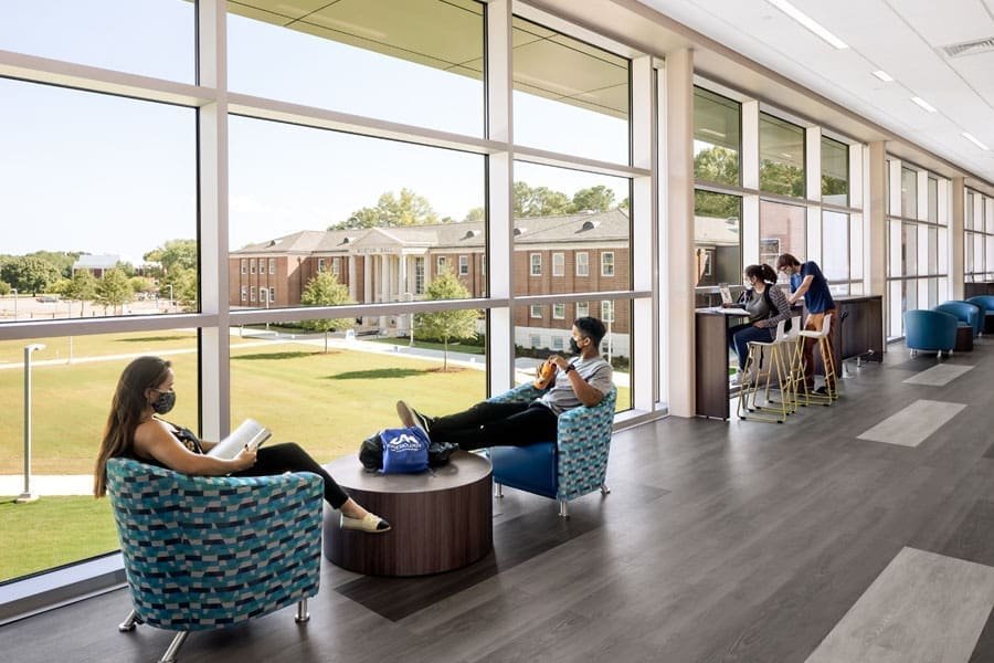UAH Morton Hall Addition Interior Architecture - Huntsville, Alabama