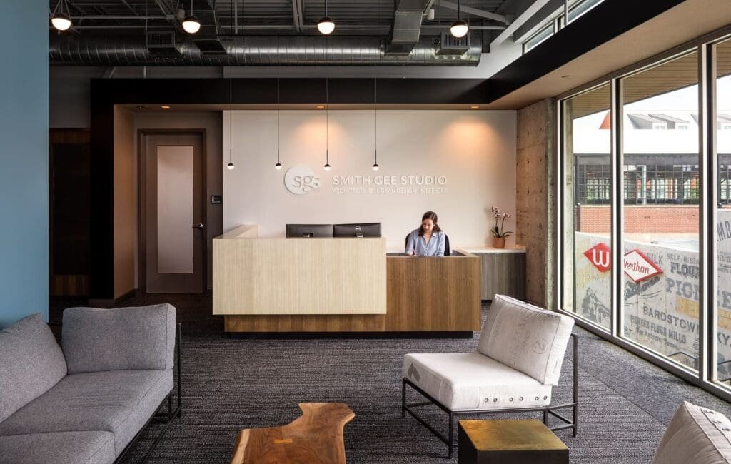 smith gee studio lobby interior photography