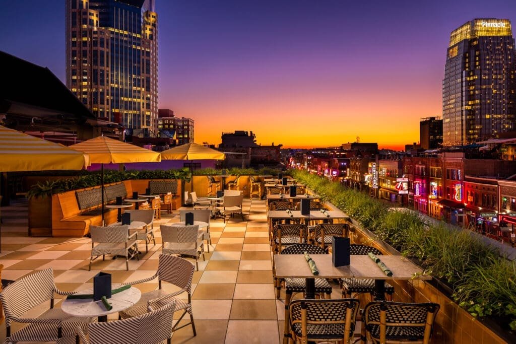 Twelve Thirty Club, Roof, Justin Timberlake, Broadway, Downtown Nashville, Hospitality Photography