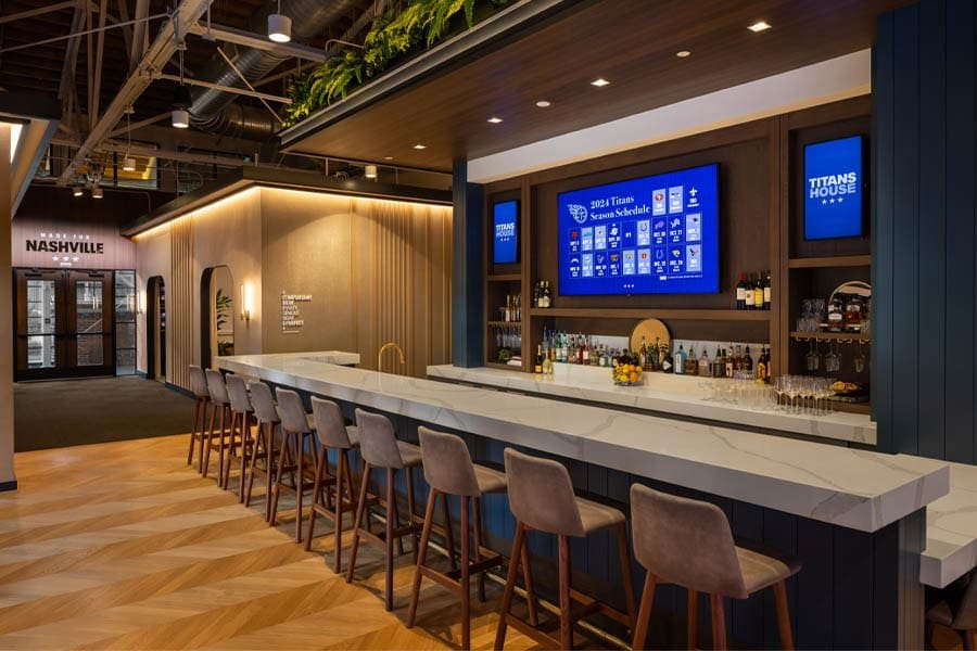 Tennessee Titans House Fan Experience Center, Nashville, TN, Bar