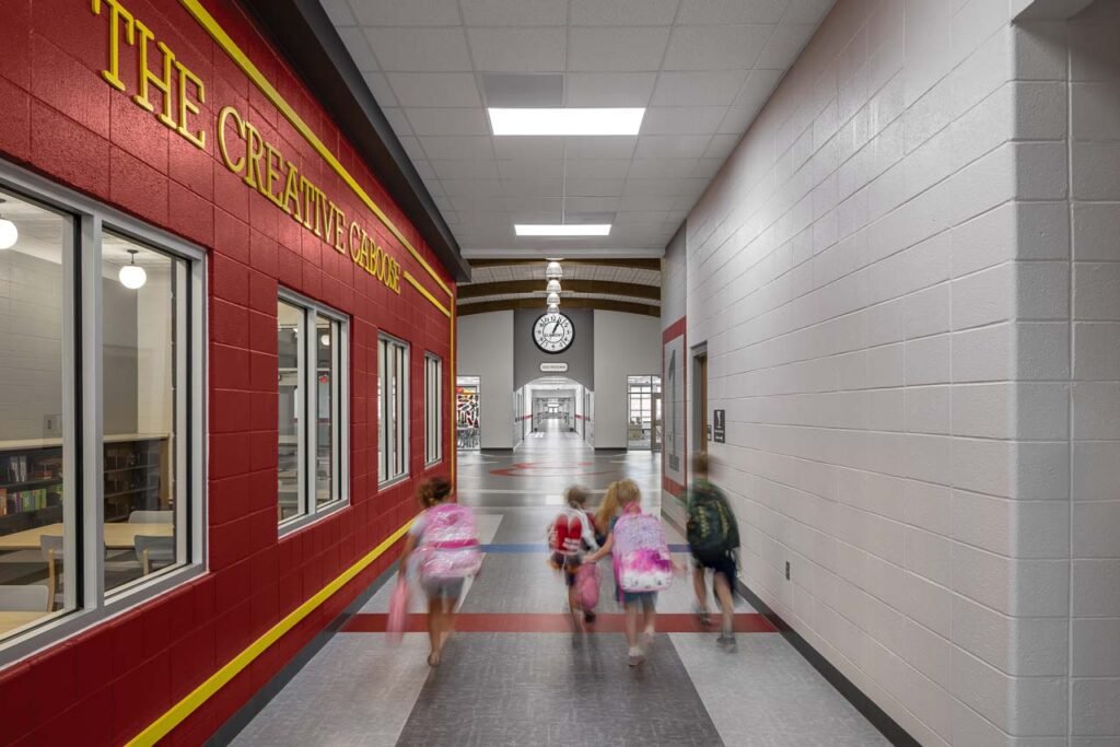 Elkmont Elementary School, Design by Chapman Sisson Architects in huntsville, Alabama - architectural photography